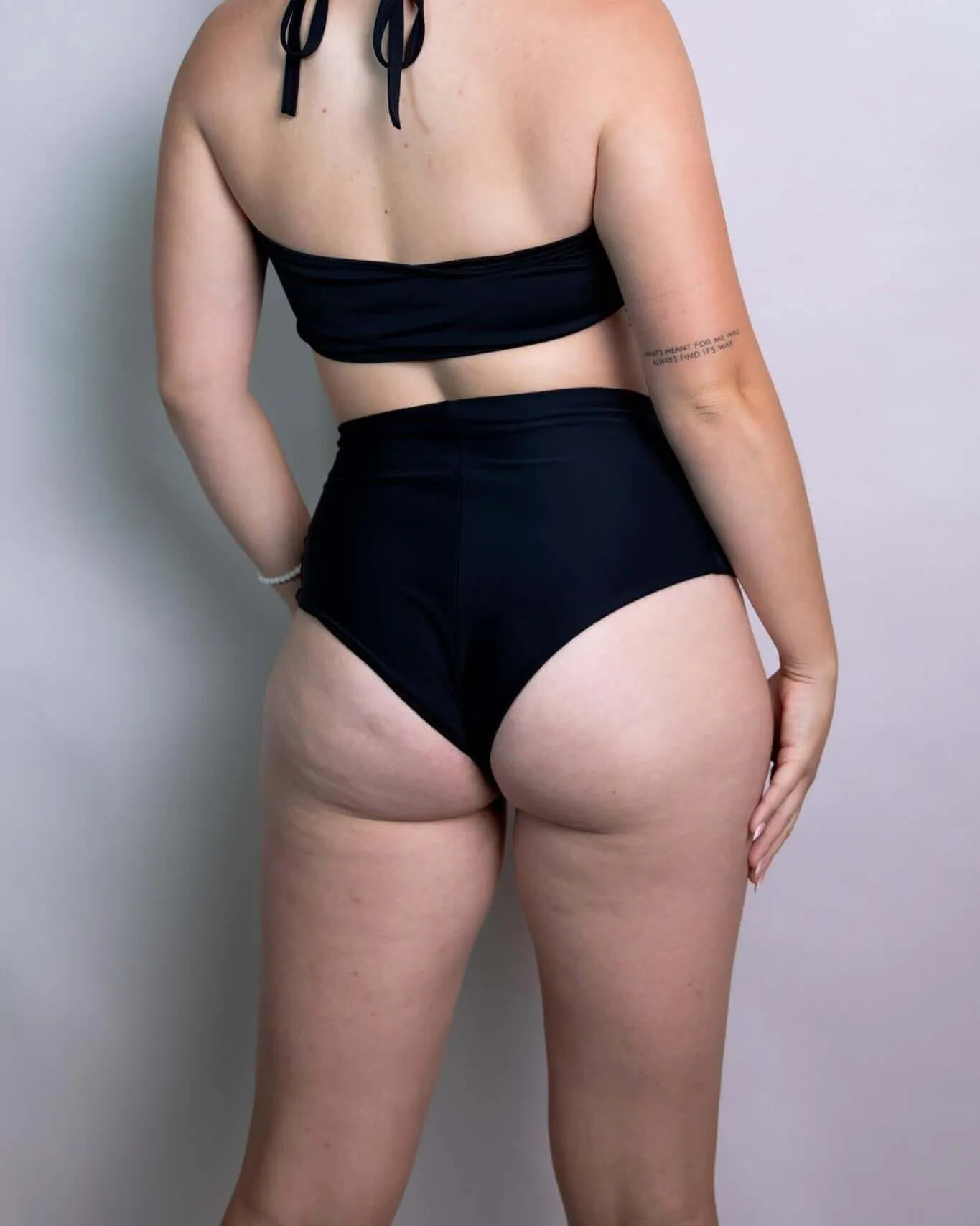Matte Black Twist Bodysuit