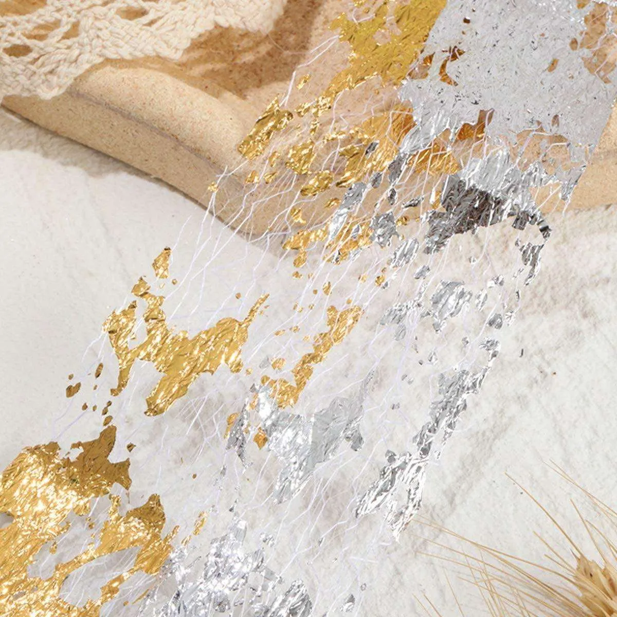 Nail Glitter Stickers (Gold)