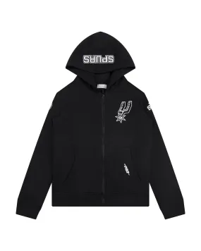 NBA SAN ANTONIO SPURS CLASSIC BIG BOYS FLC FZ PO HOODIE (BLACK)