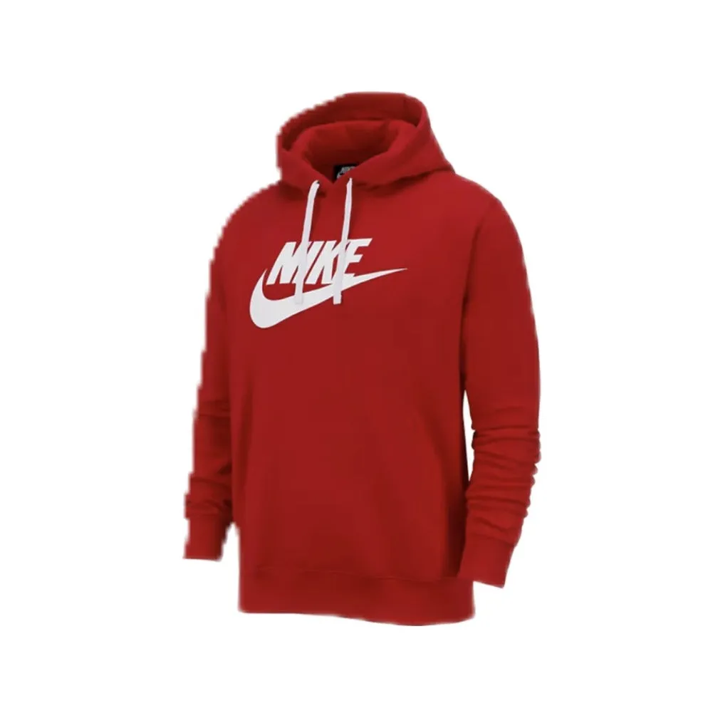 Nike Men's Hoodie Sportswear Club Fleece Active Graphic Pullover Sweatshirt