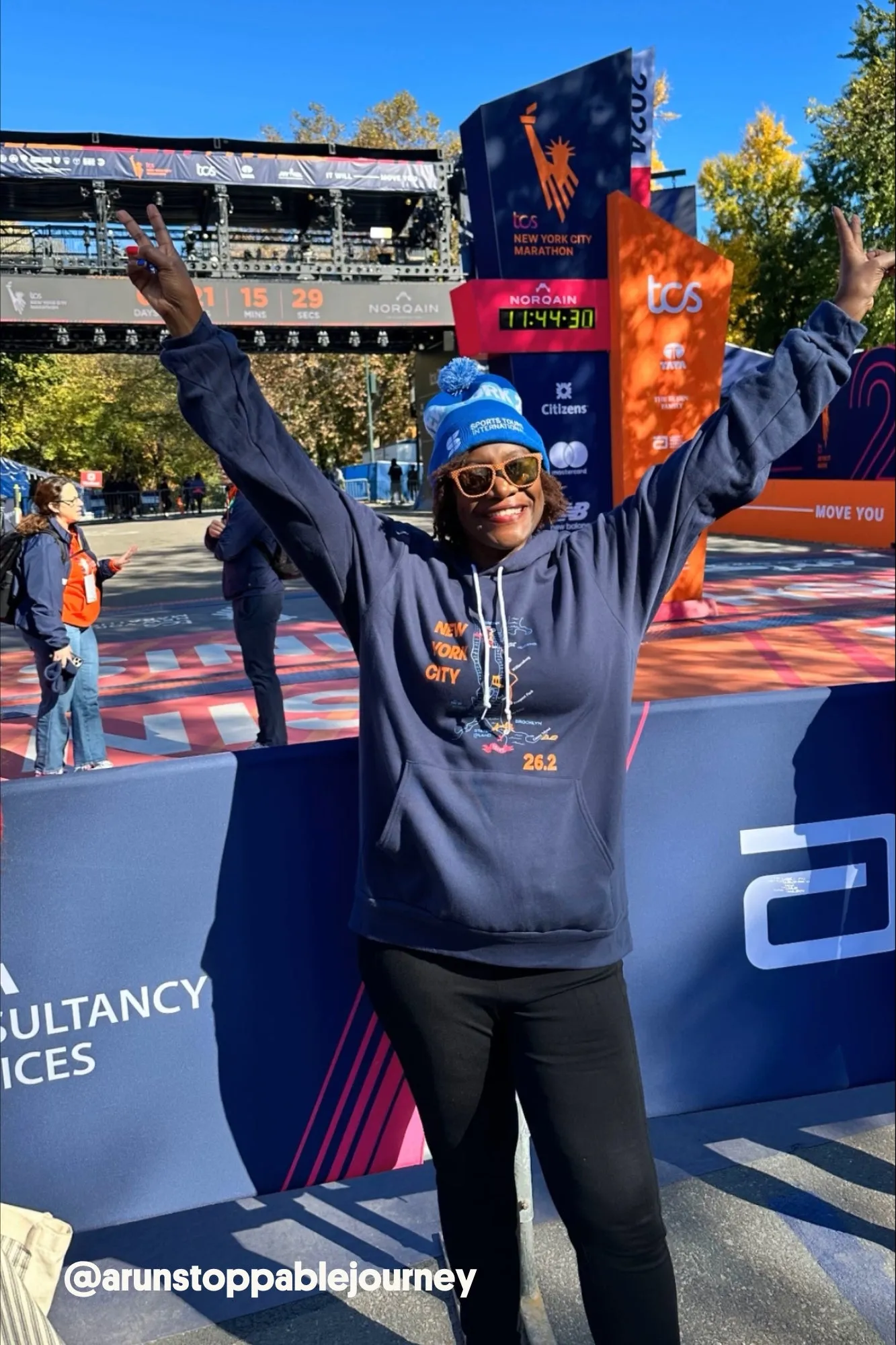 NYC Map 26.2 Hoodie