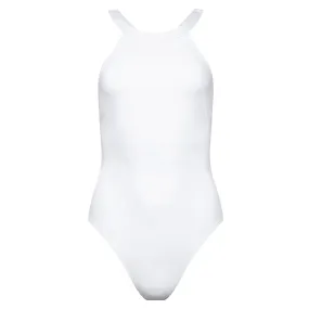 Olympic one-piece swimsuit white