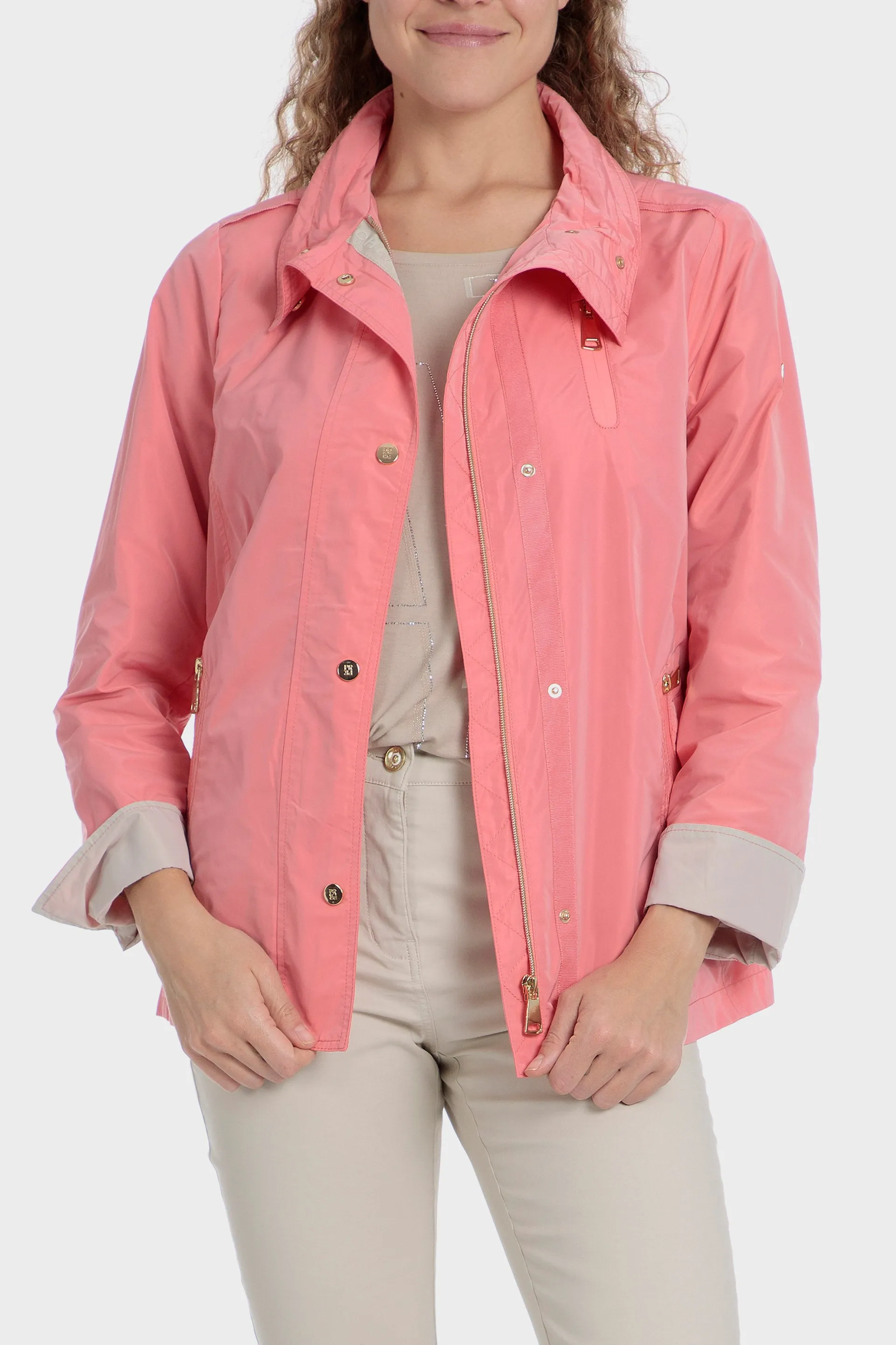 Parka with pockets