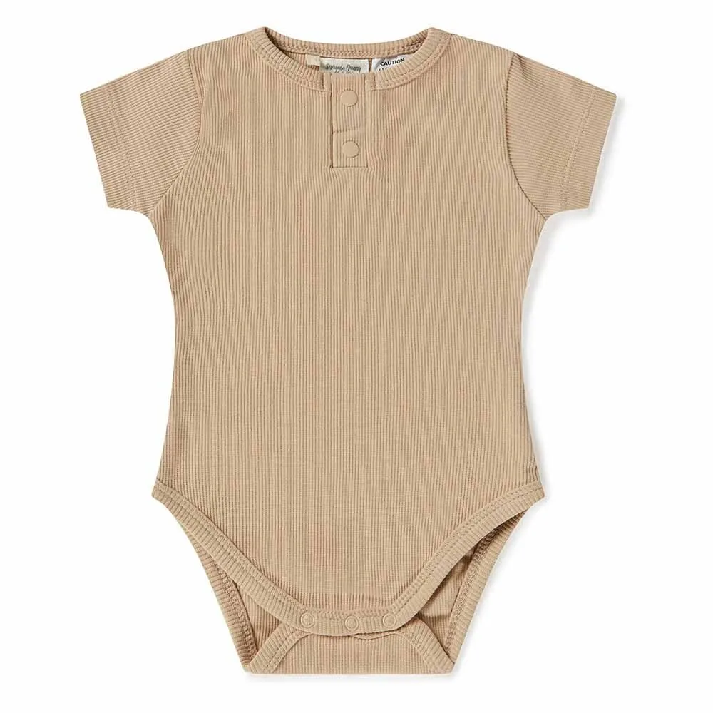 Pebble Short Sleeve Organic Bodysuit