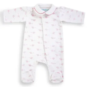 Pink Mouse: Cotton Onesie