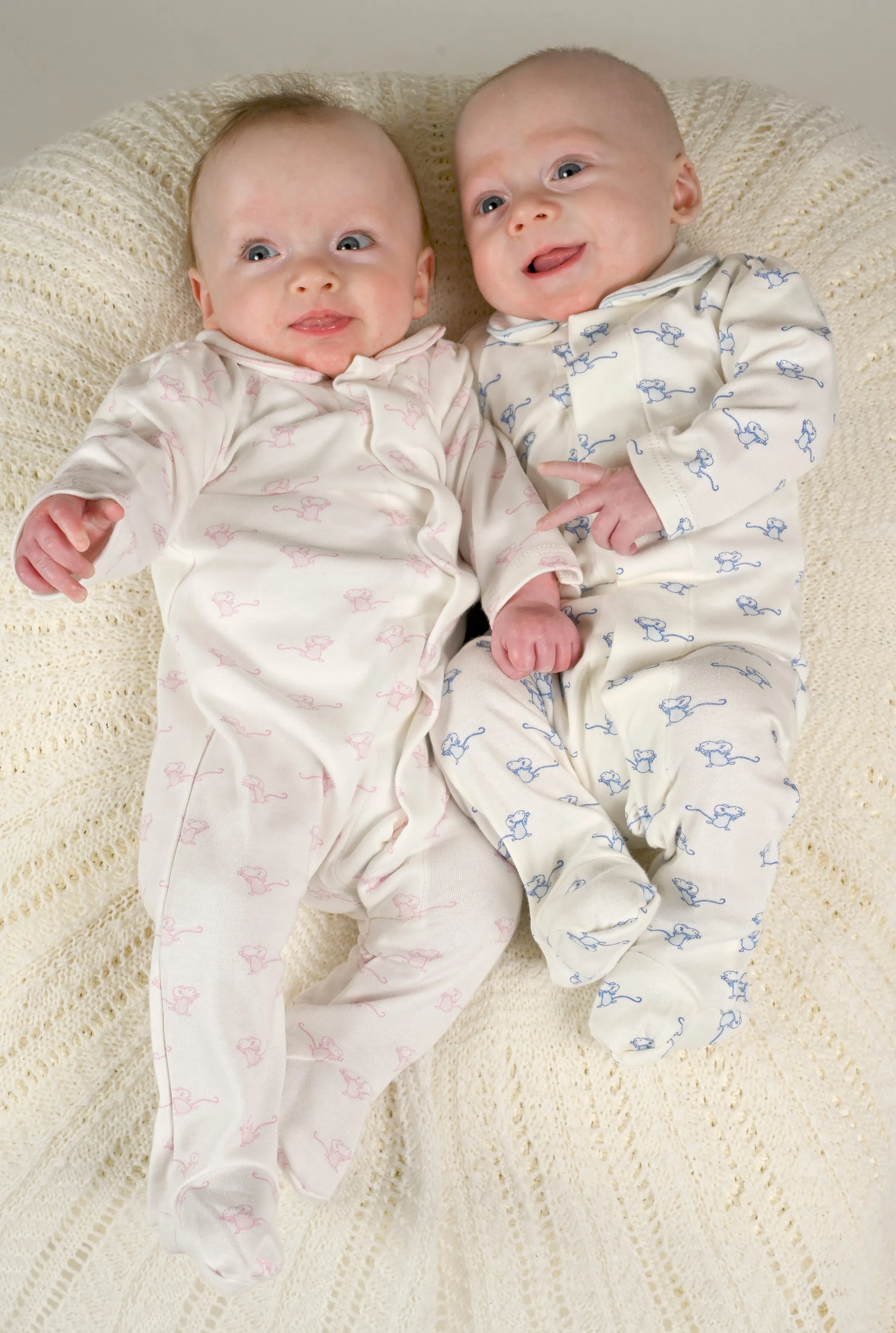 Pink Mouse: Cotton Onesie