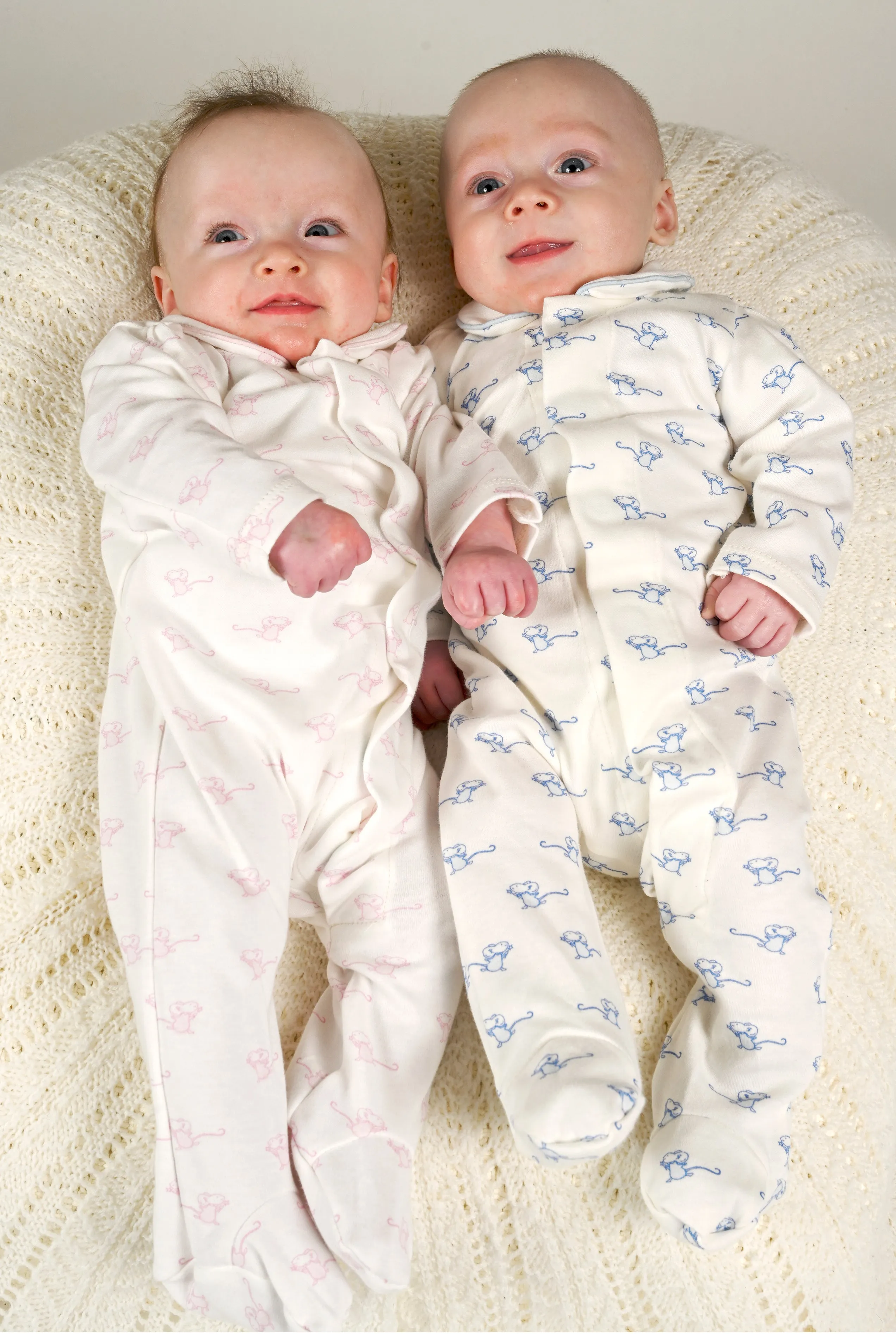 Pink Mouse: Cotton Onesie