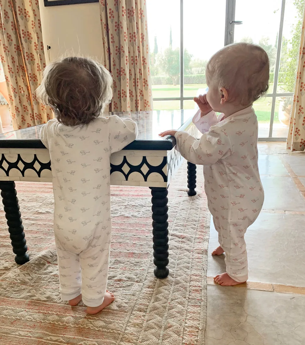 Pink Mouse Romper: Without Feet