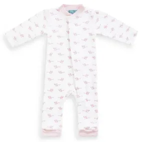Pink Mouse Romper: Without Feet