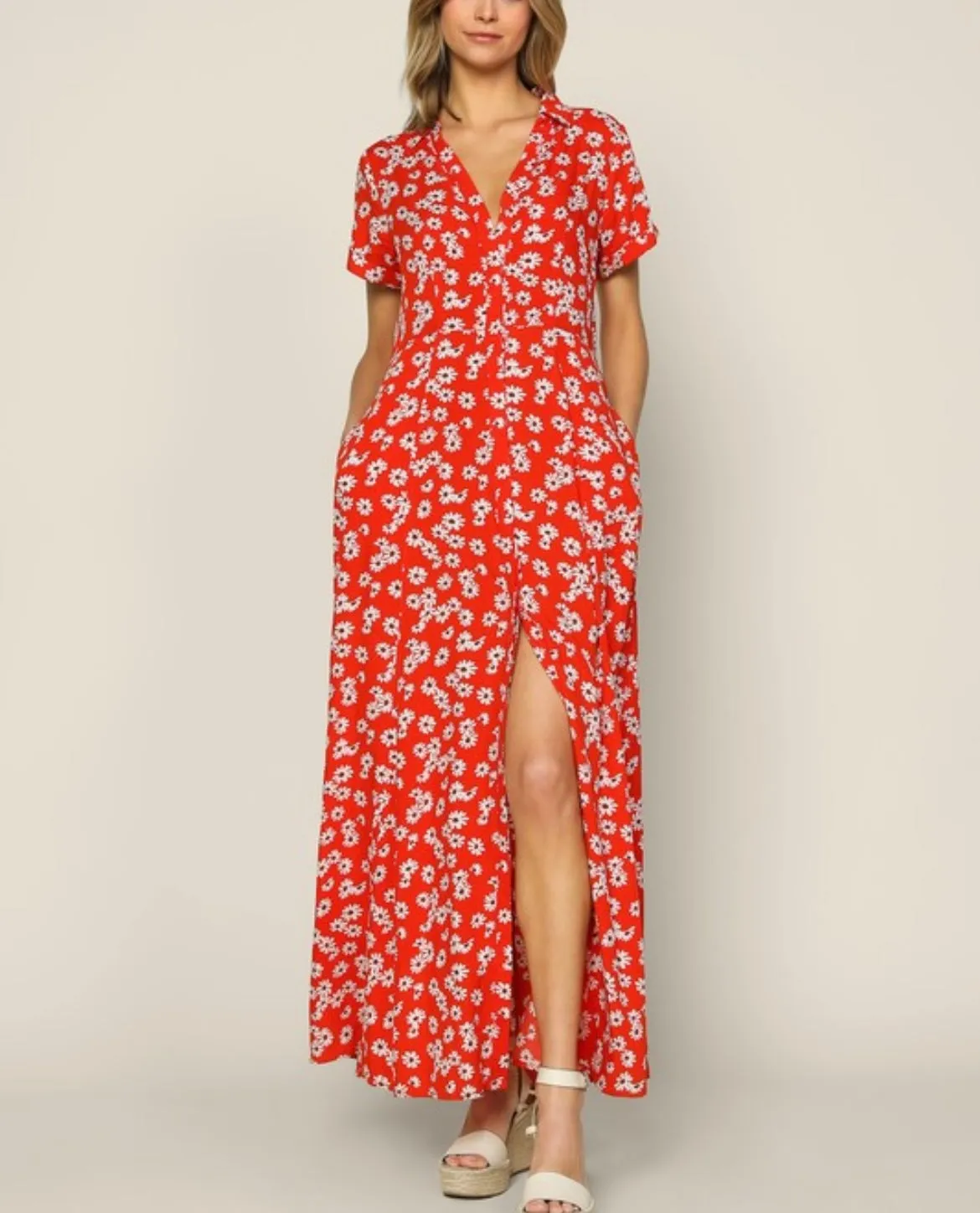 Poppy Floral Maxi Dress