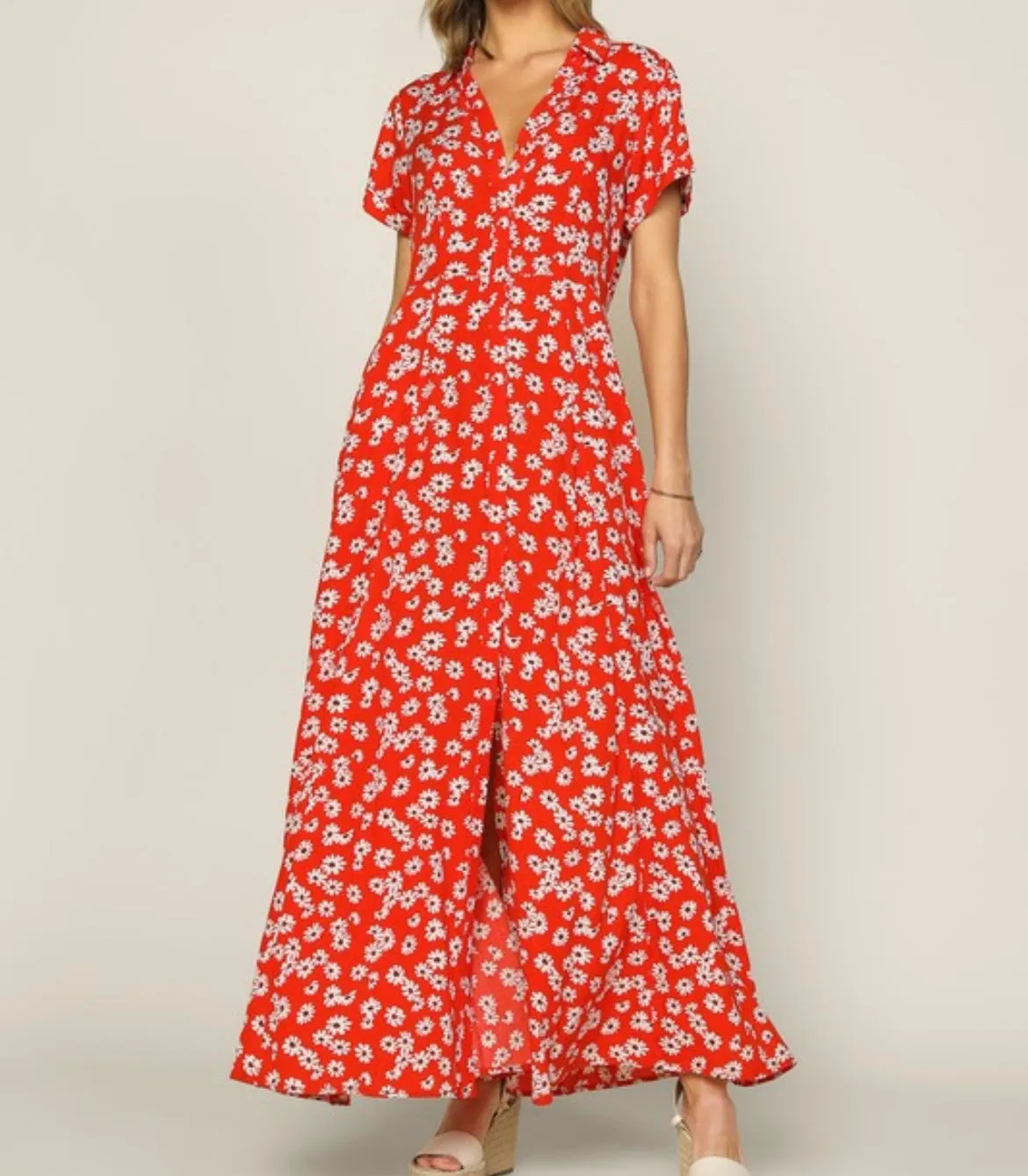 Poppy Floral Maxi Dress