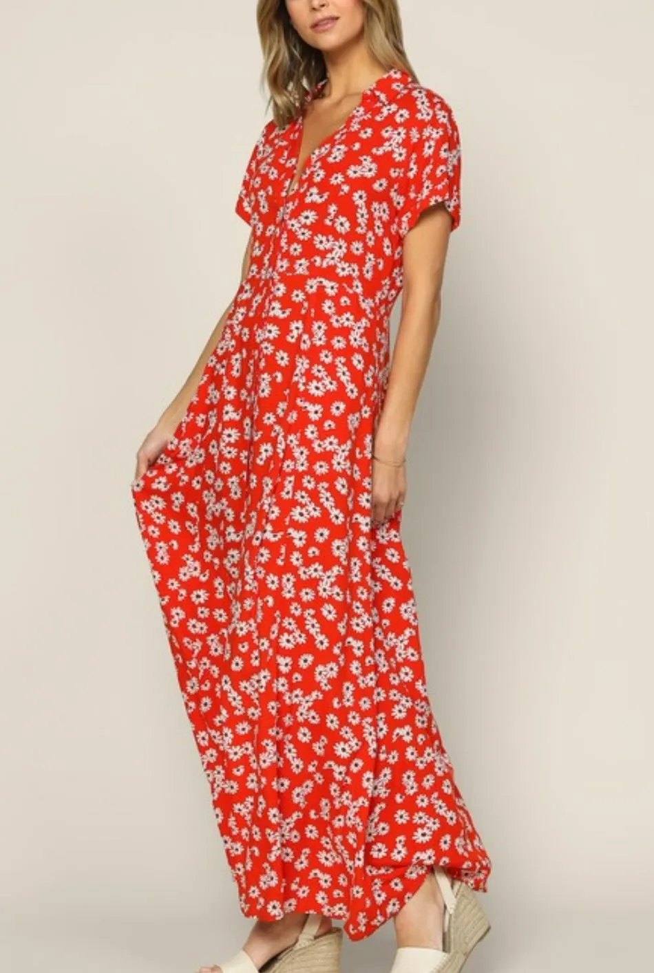 Poppy Floral Maxi Dress