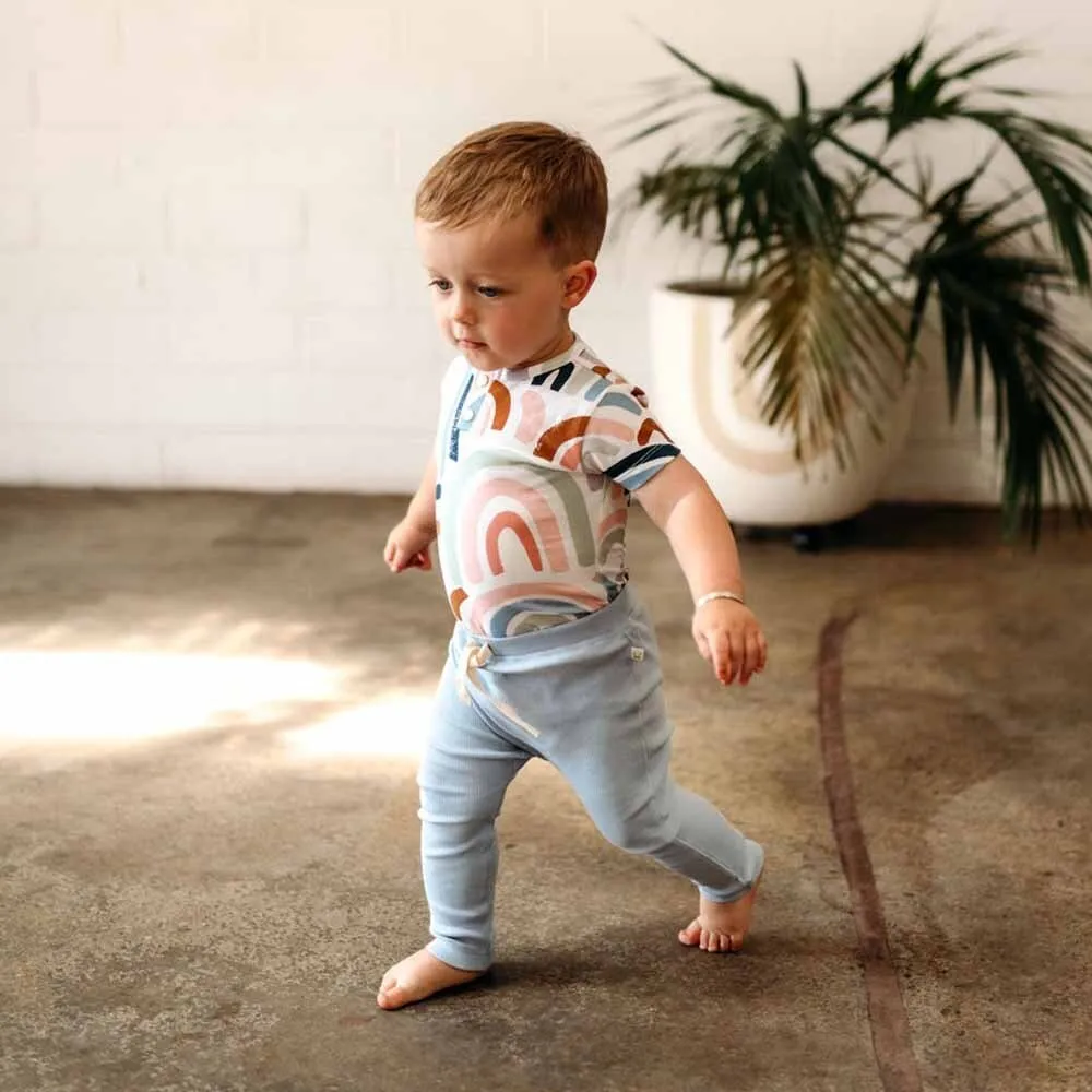 Rainbow Baby Short Sleeve Organic Bodysuit