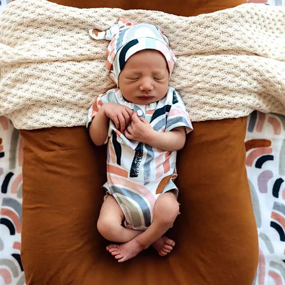 Rainbow Baby Short Sleeve Organic Bodysuit
