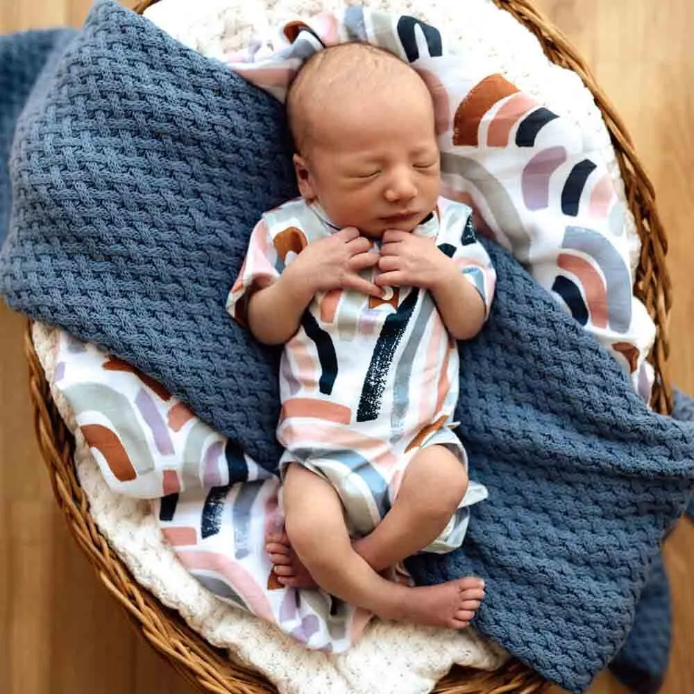 Rainbow Baby Short Sleeve Organic Bodysuit