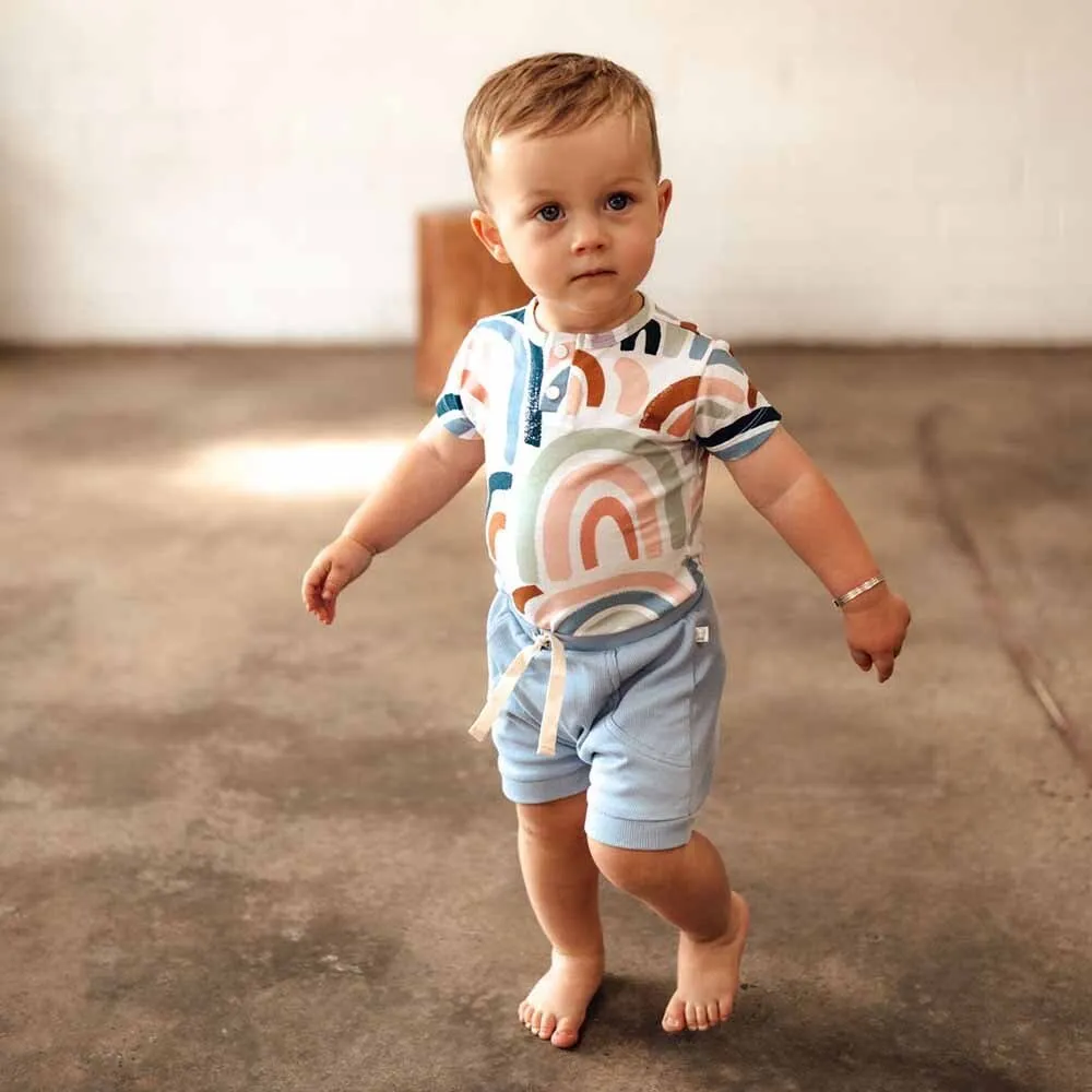 Rainbow Baby Short Sleeve Organic Bodysuit