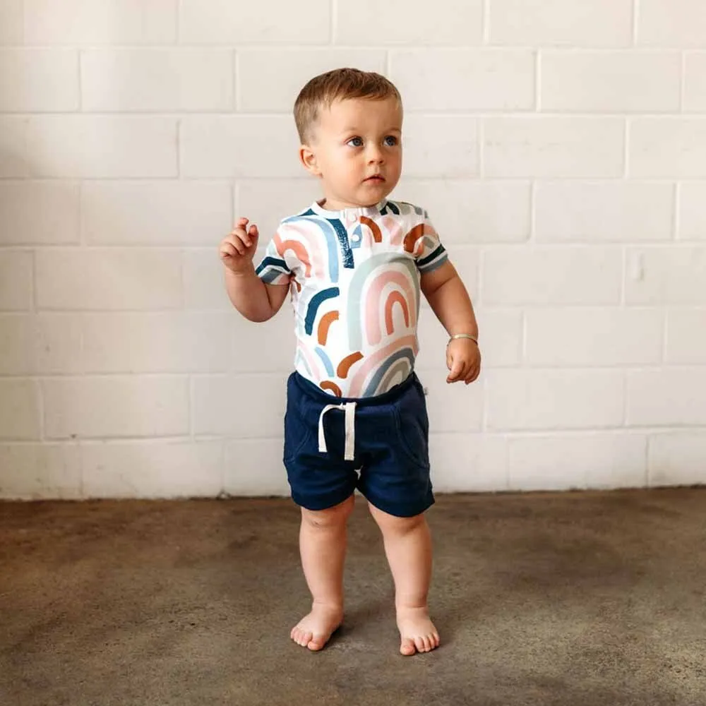 Rainbow Baby Short Sleeve Organic Bodysuit