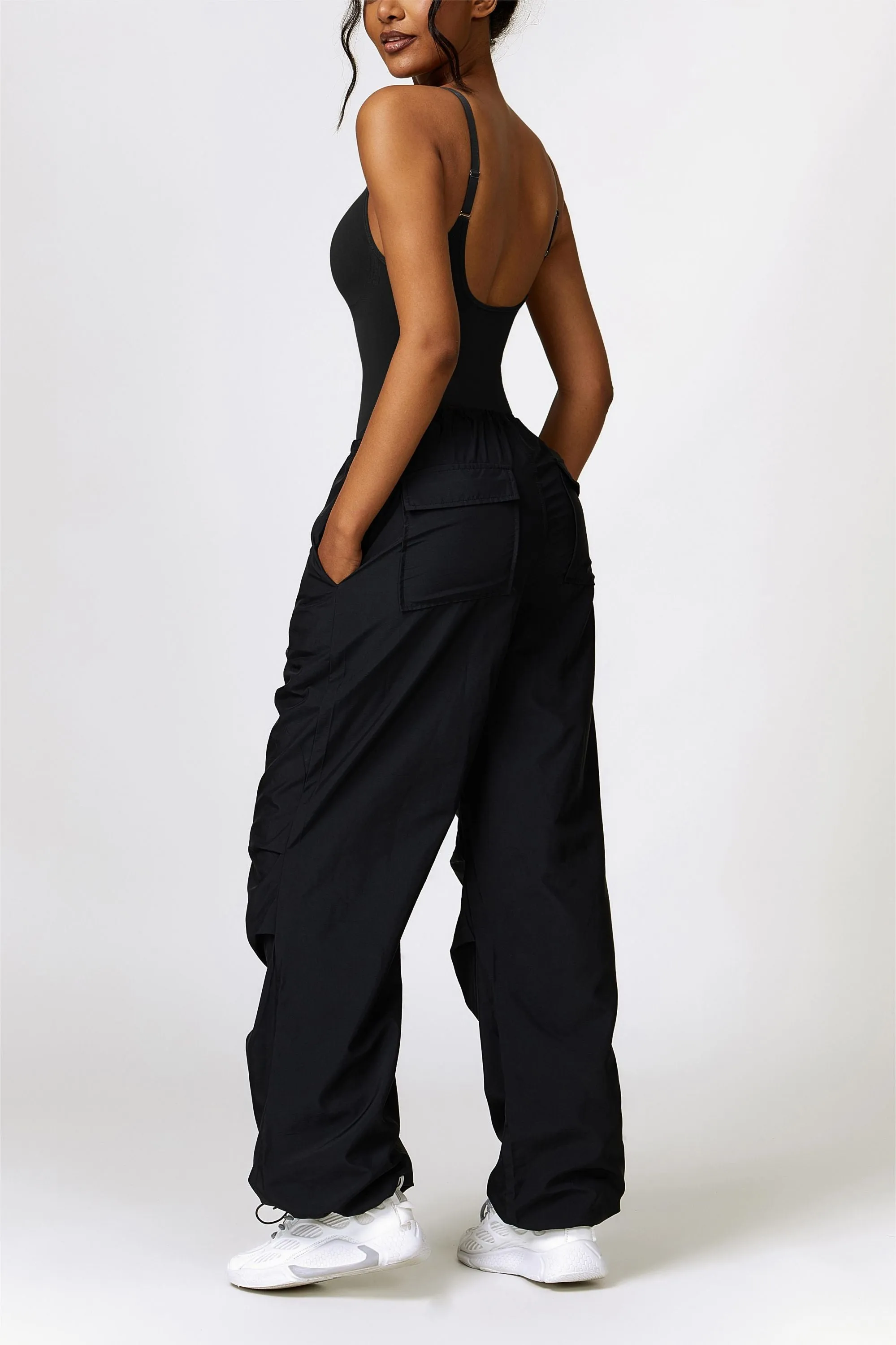 Scoop Neck Spaghetti Straps Shapewear Bodysuit