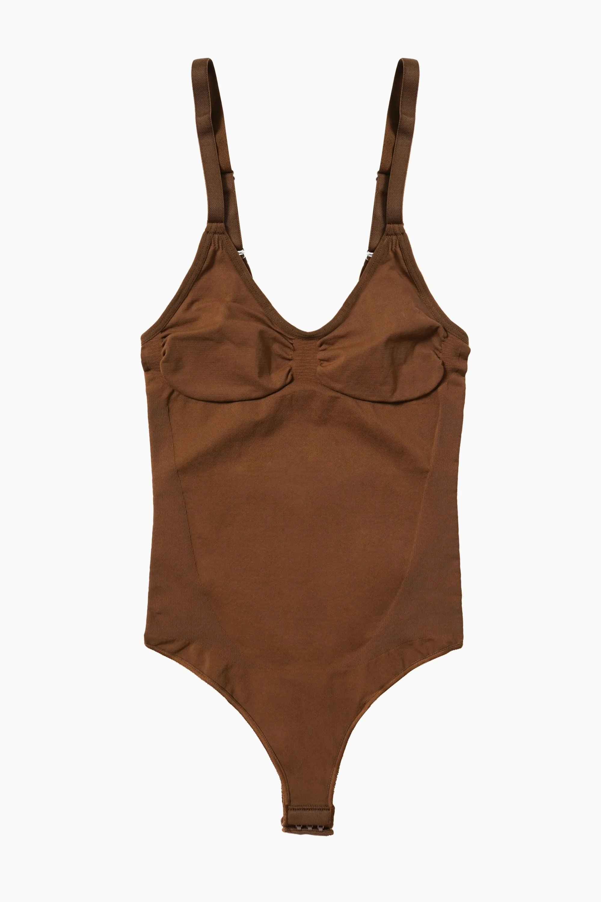 Scoop Neck Spaghetti Straps Shapewear Bodysuit