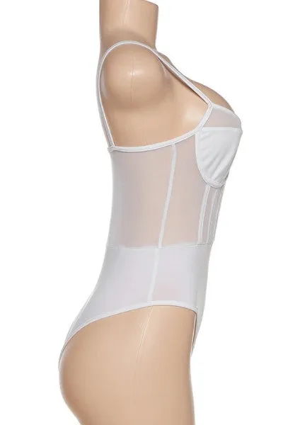 sexy sling perspective net bodysuit