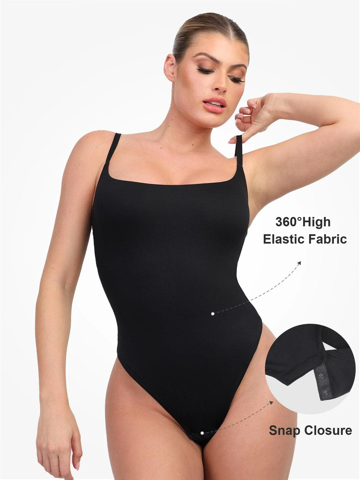Shapewear Cloudsense Sculpting High-Cut Thong Cami Bodysuit