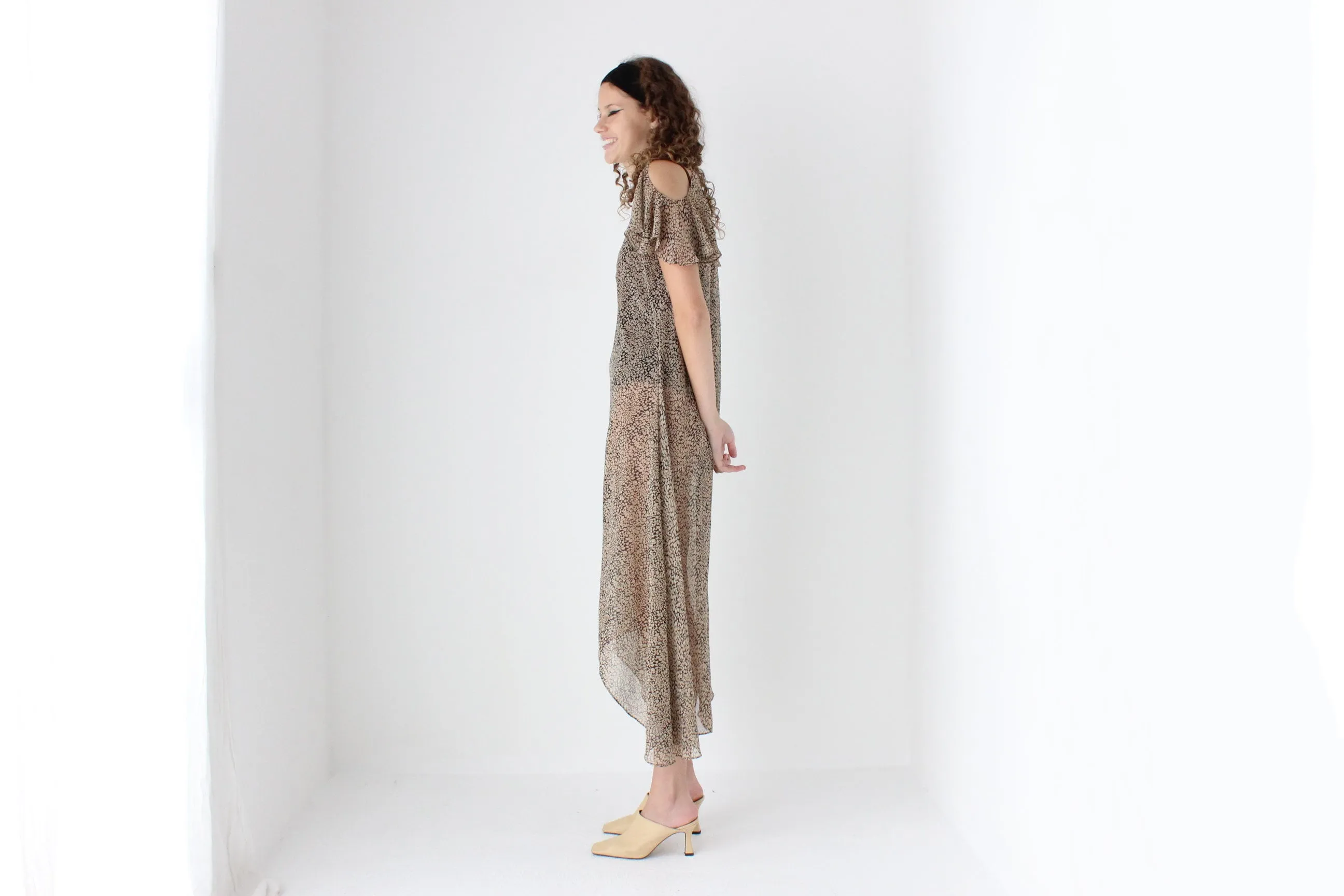 Sheer 2010s Floaty Summer Dress