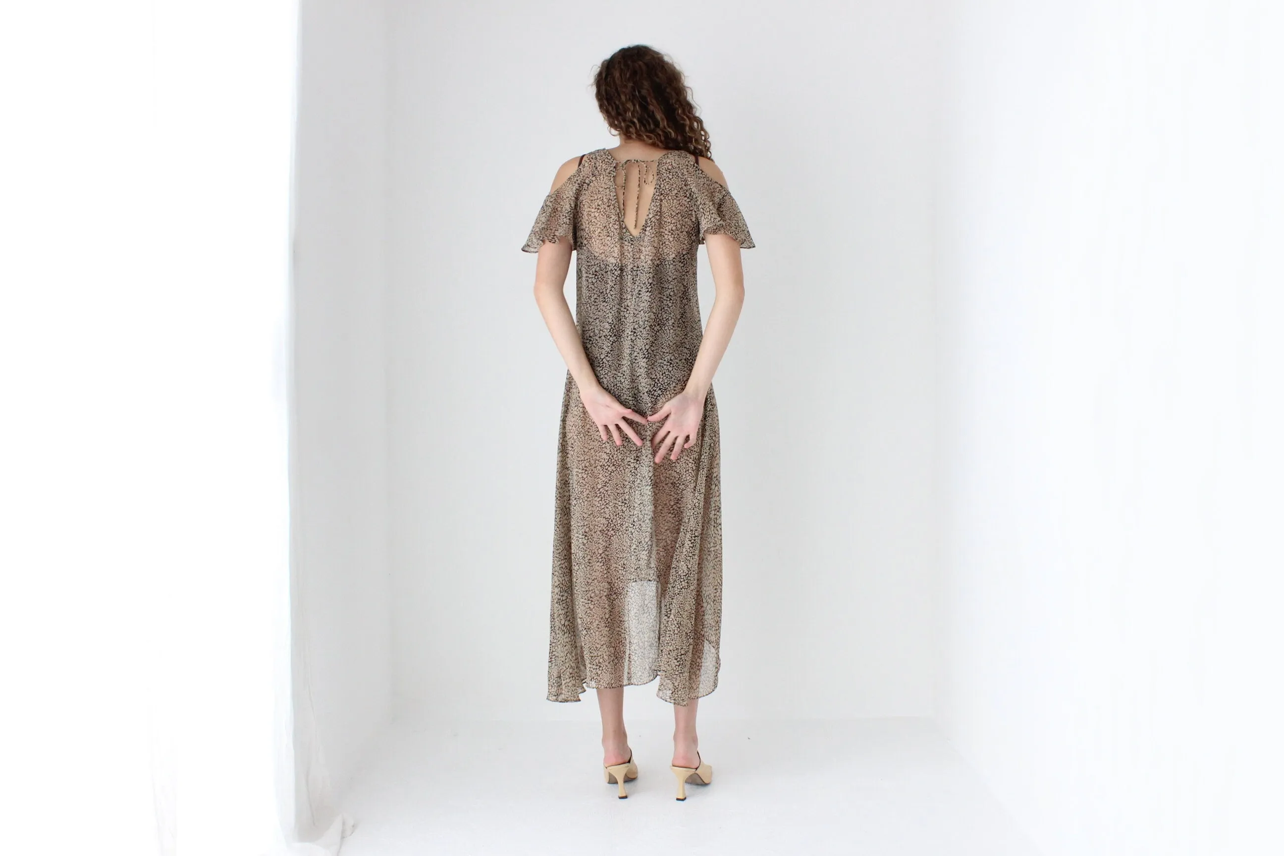 Sheer 2010s Floaty Summer Dress