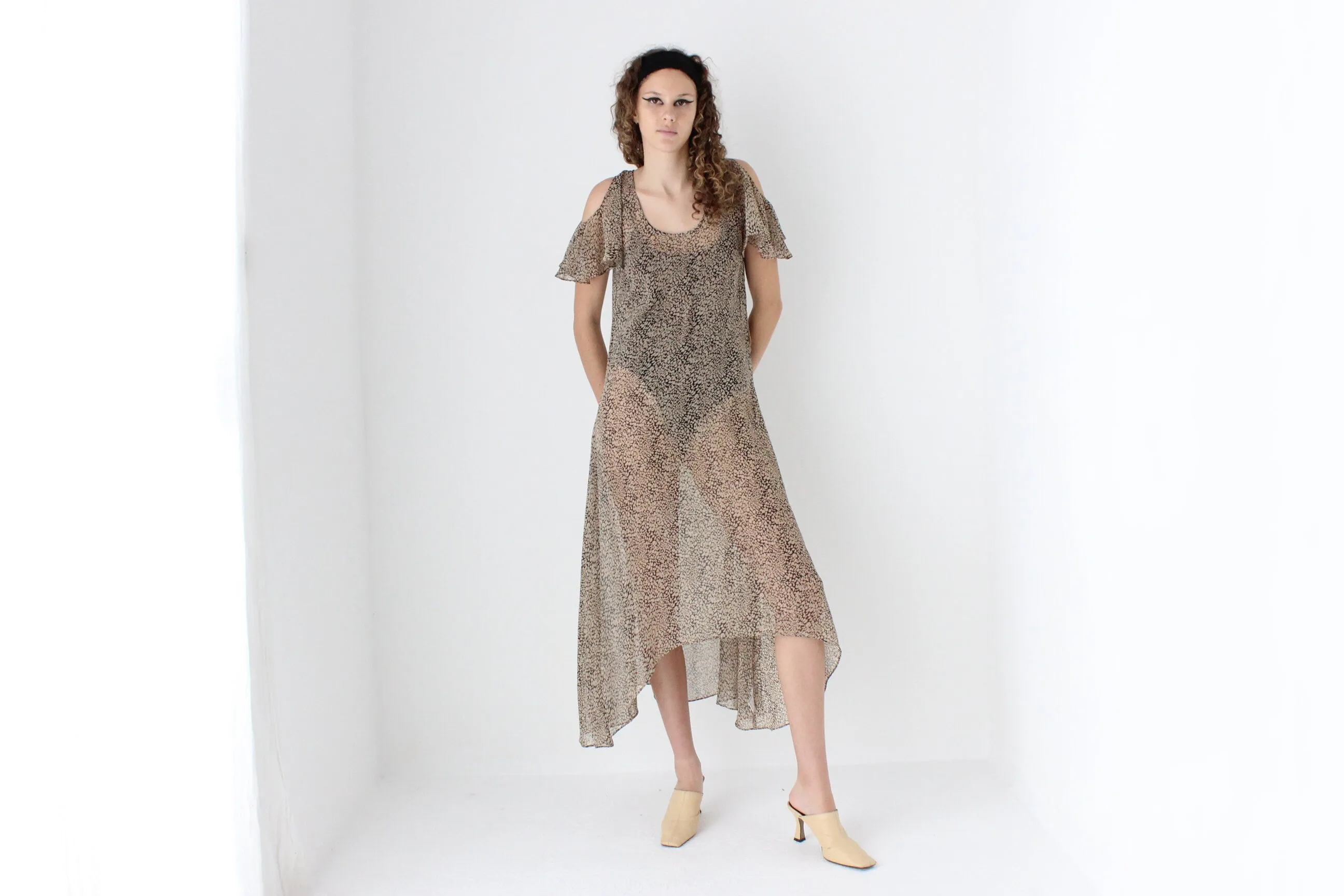 Sheer 2010s Floaty Summer Dress