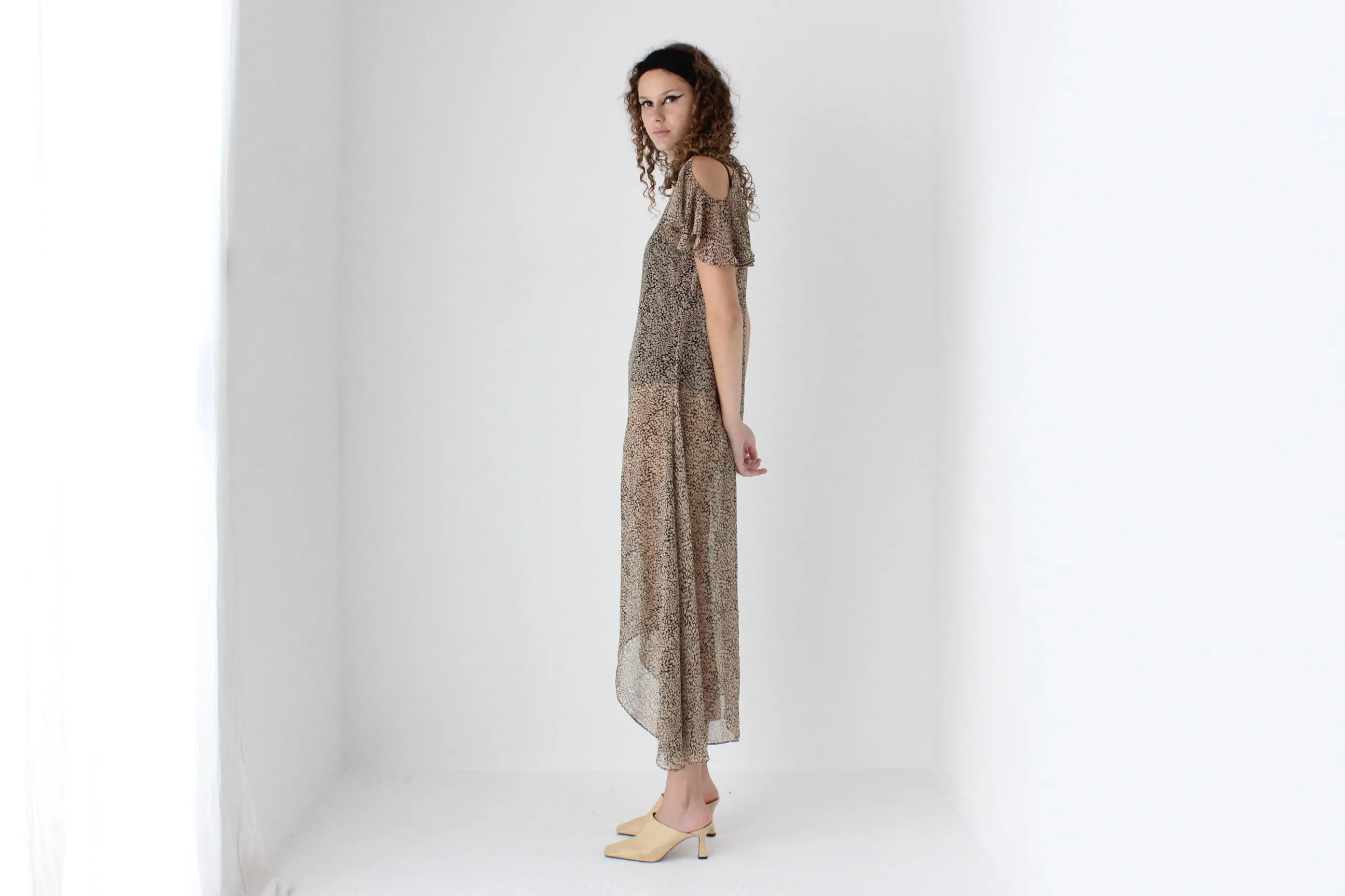 Sheer 2010s Floaty Summer Dress
