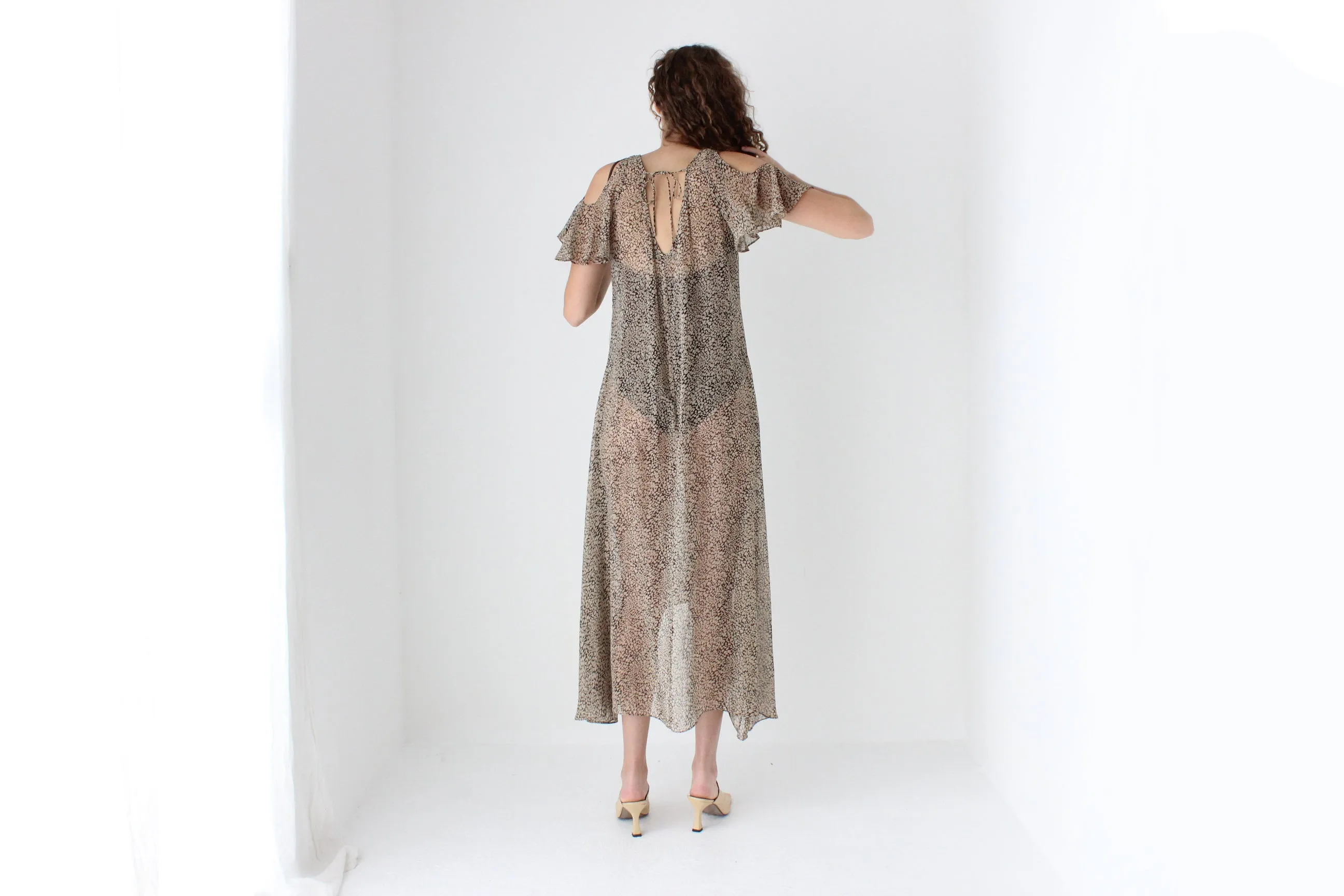 Sheer 2010s Floaty Summer Dress