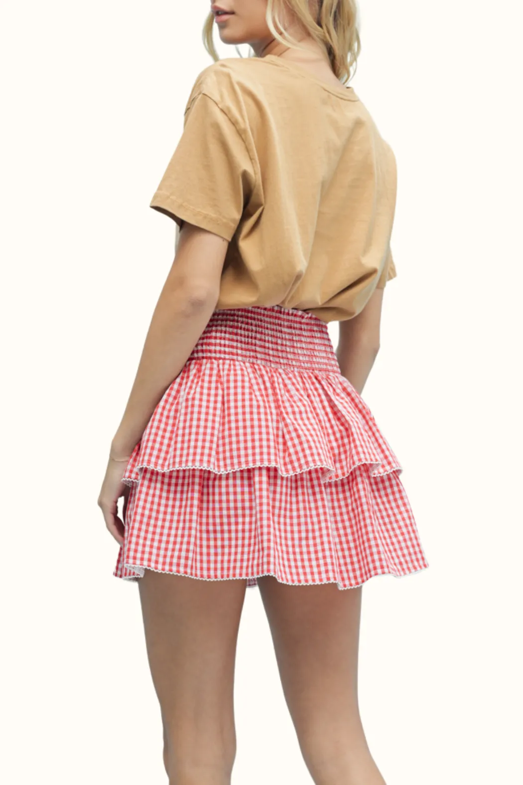 Shelli Ruffle Smocked Skirt