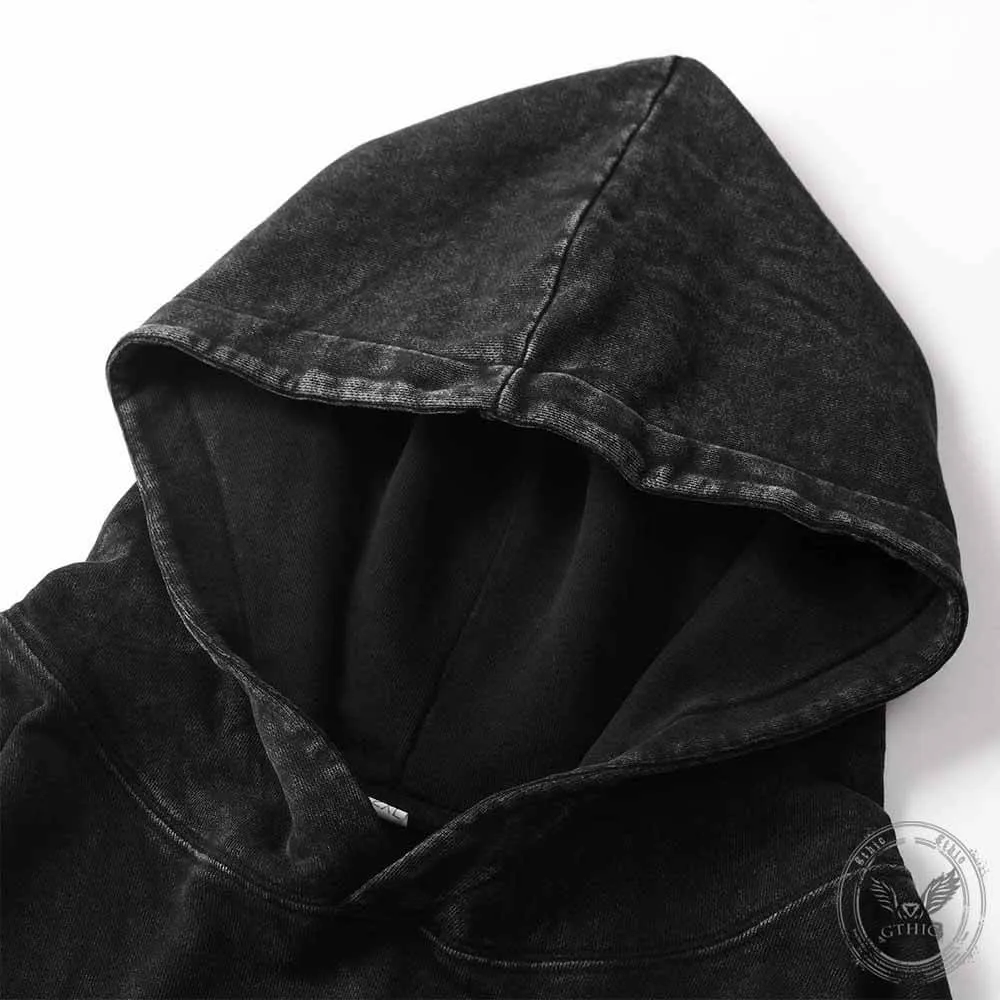 Shoot Buck Fast Food Vintage Washed Hoodie