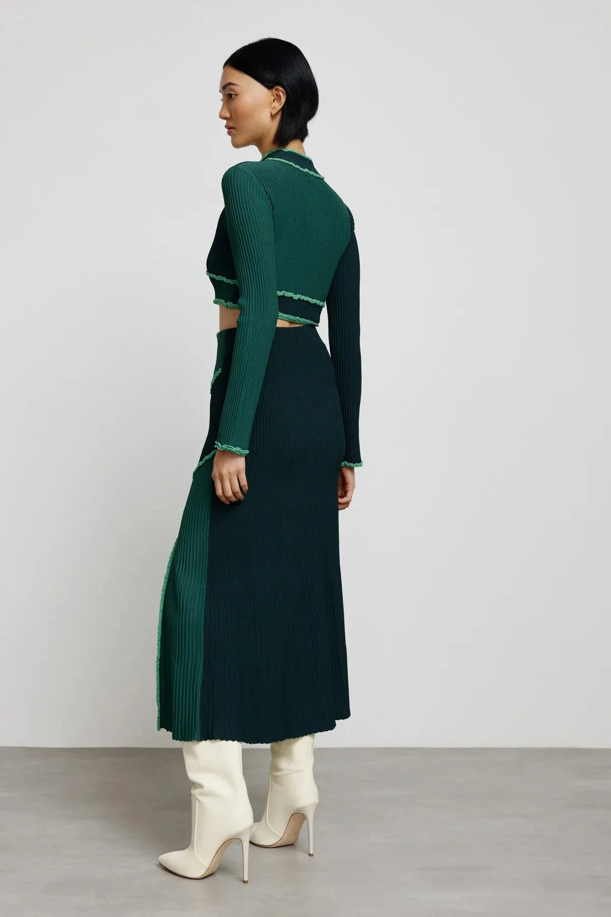 Significant Other Ginny Skirt in Teal Mix