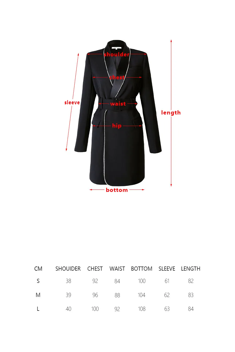 Silk acetate short coat