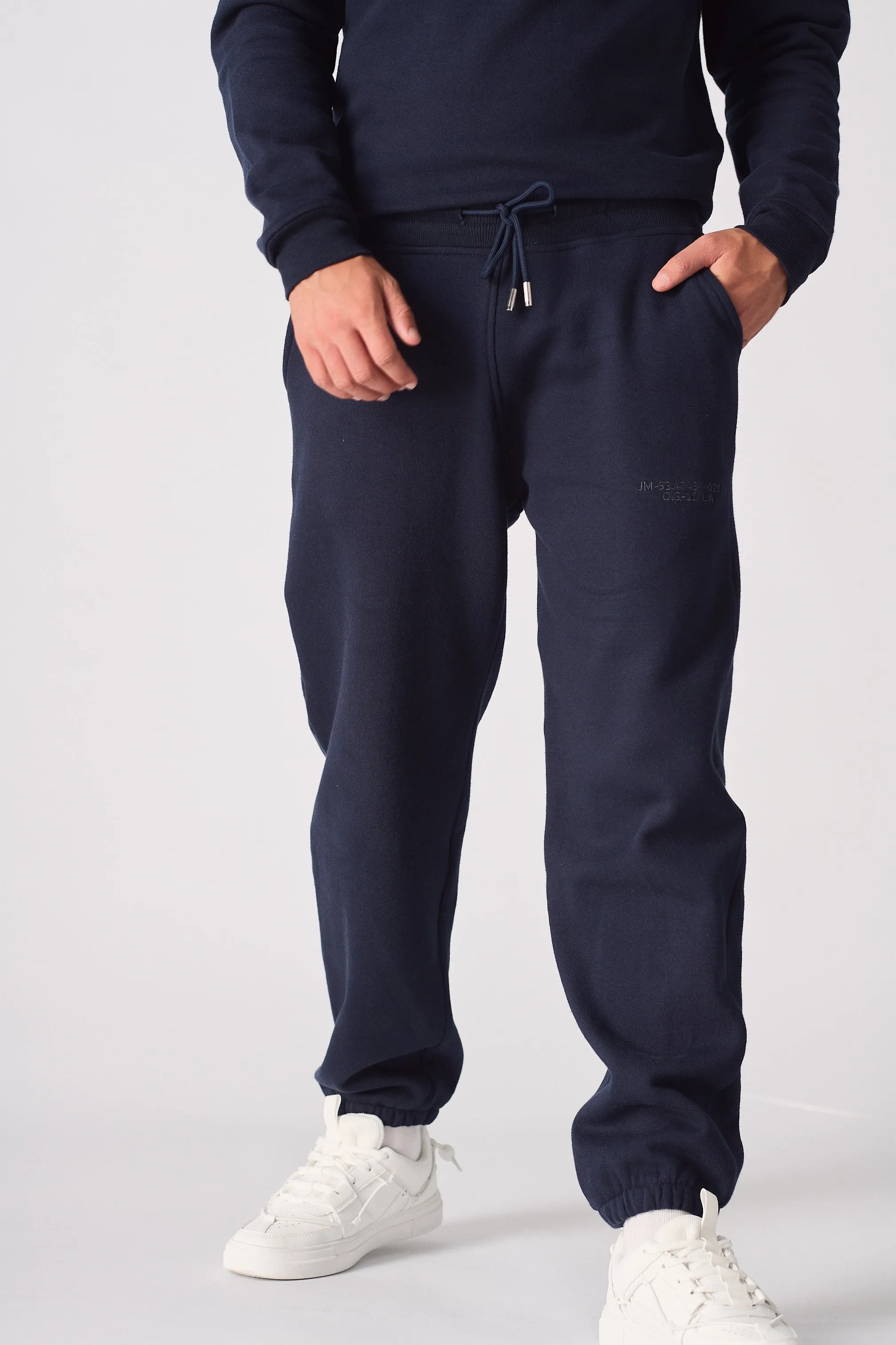 STRAIGHT LEG JOGGER - NAVY BLUE