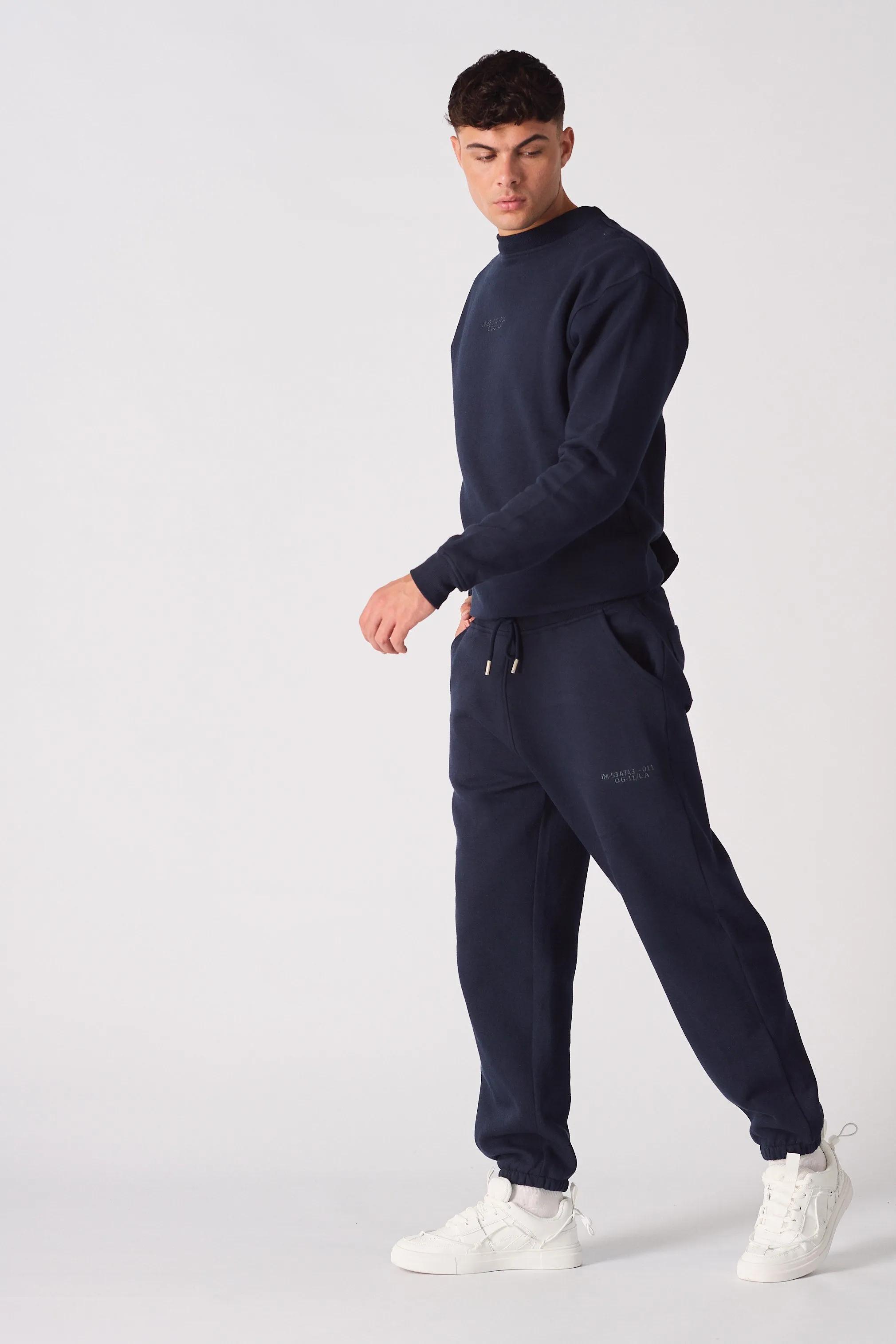 STRAIGHT LEG JOGGER - NAVY BLUE