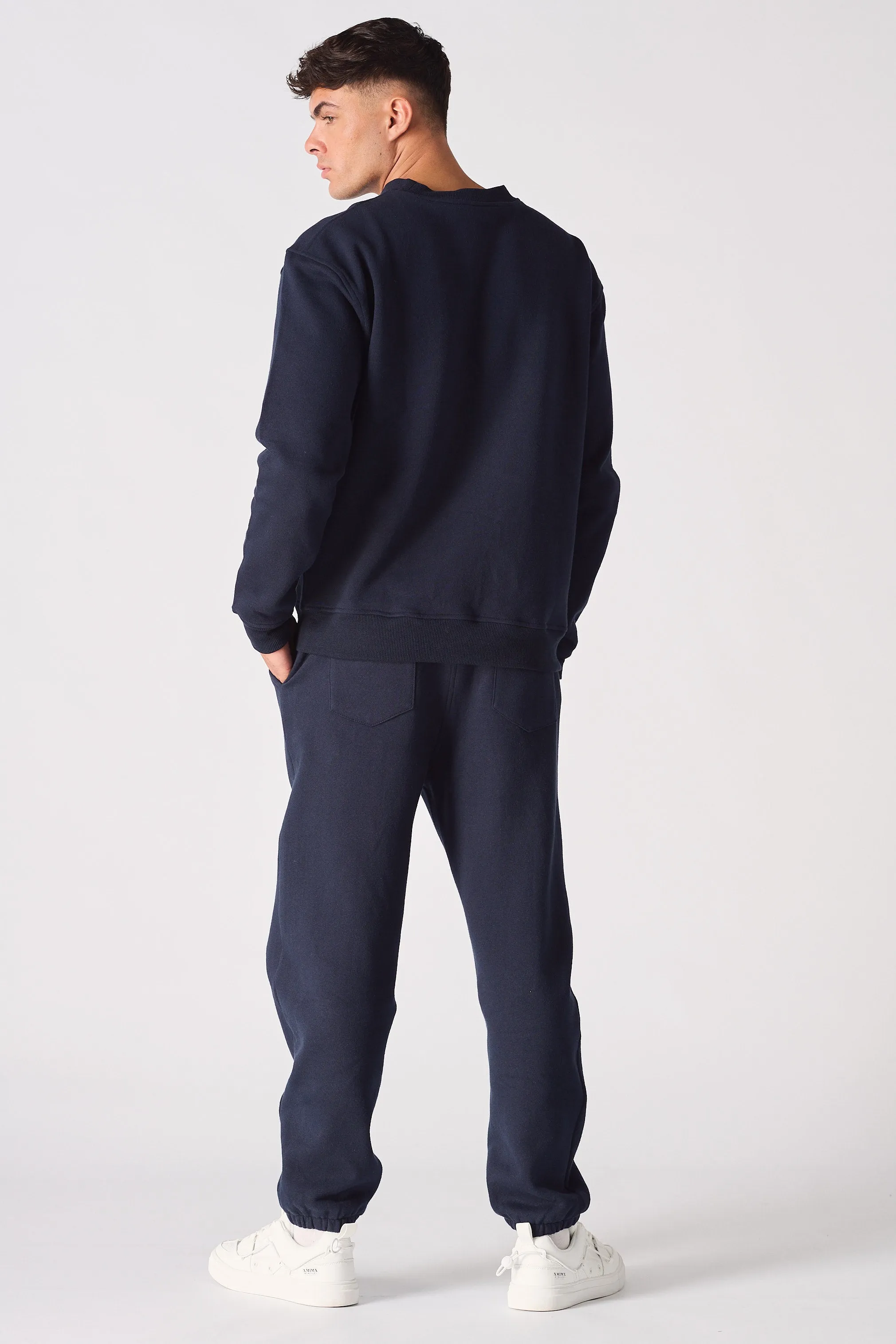 STRAIGHT LEG JOGGER - NAVY BLUE