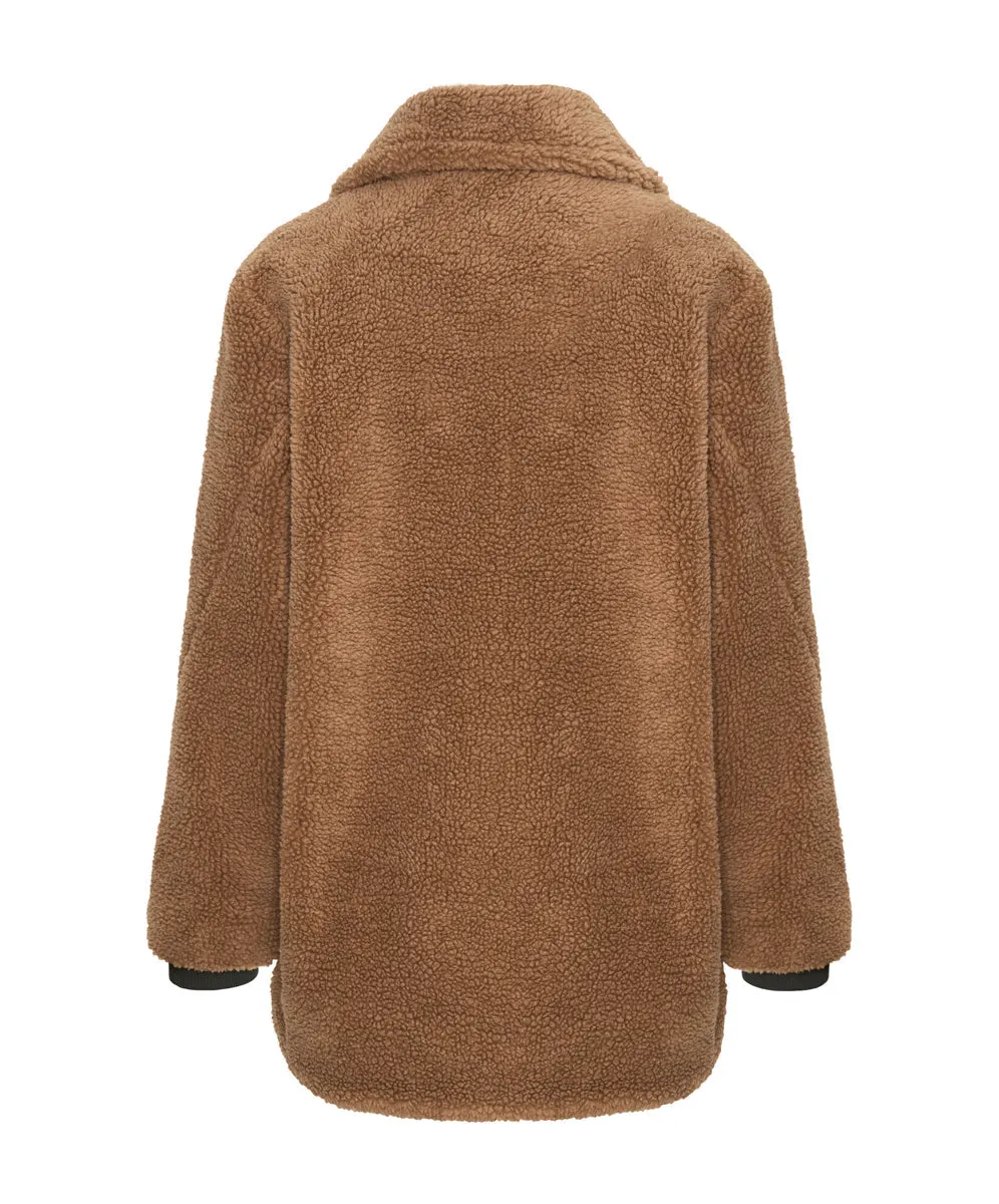 TAN TEDDY COAT