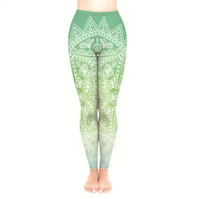 Totem Print Yoga pants