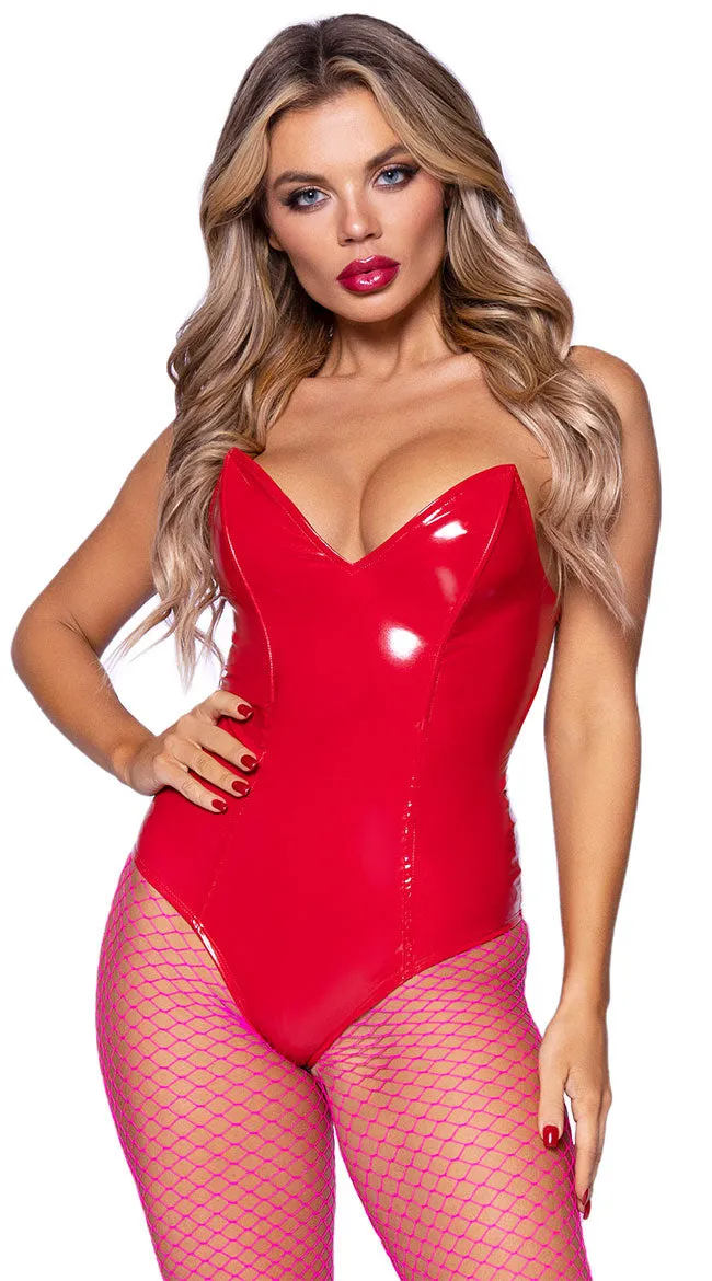 Vinyl Boned Bodysuit