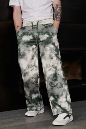 WIDE LEG JOGGERS - TIE DYE