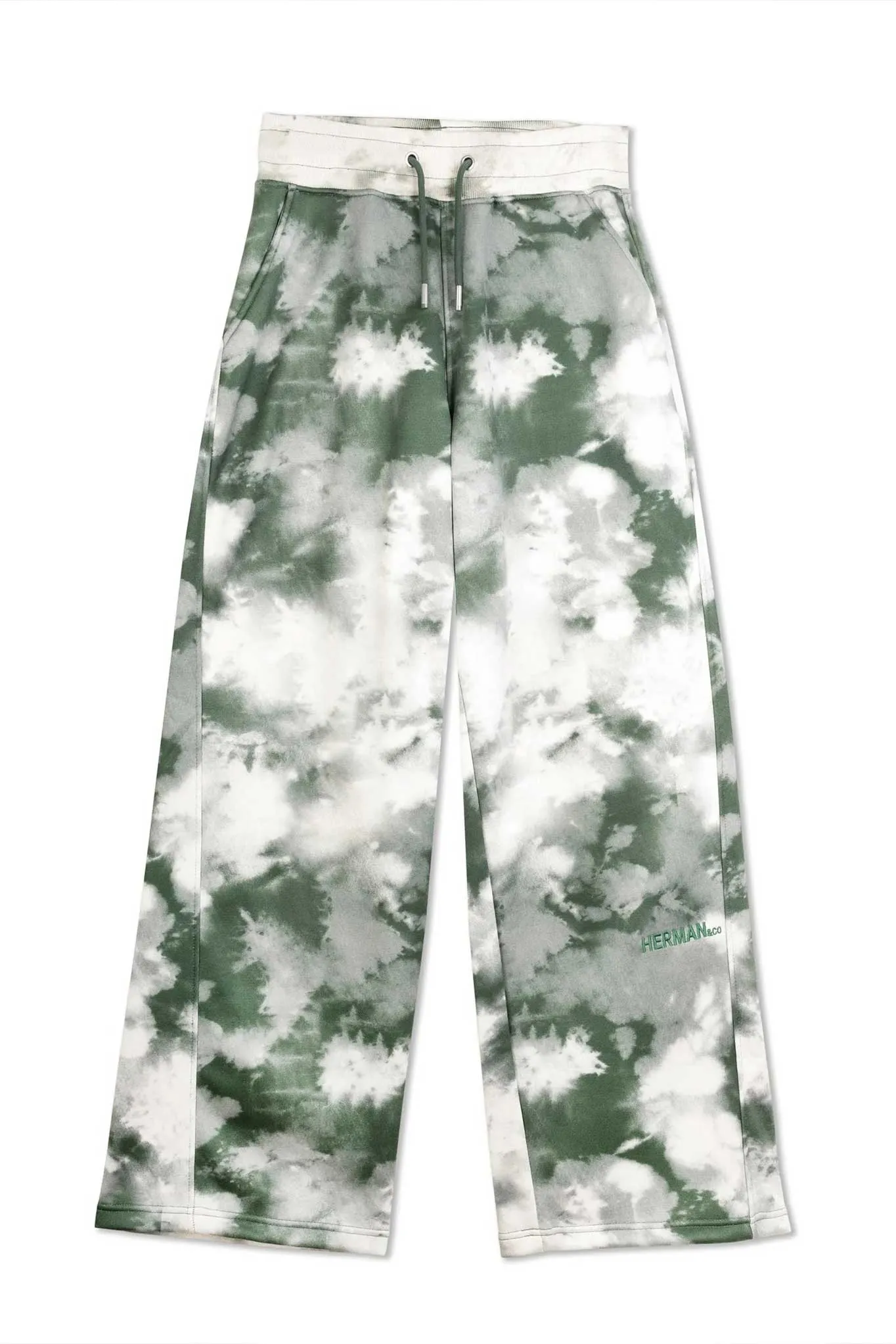 WIDE LEG JOGGERS - TIE DYE