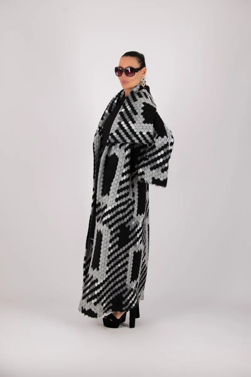 Winter Houndstooth Coat Ofelia SALE