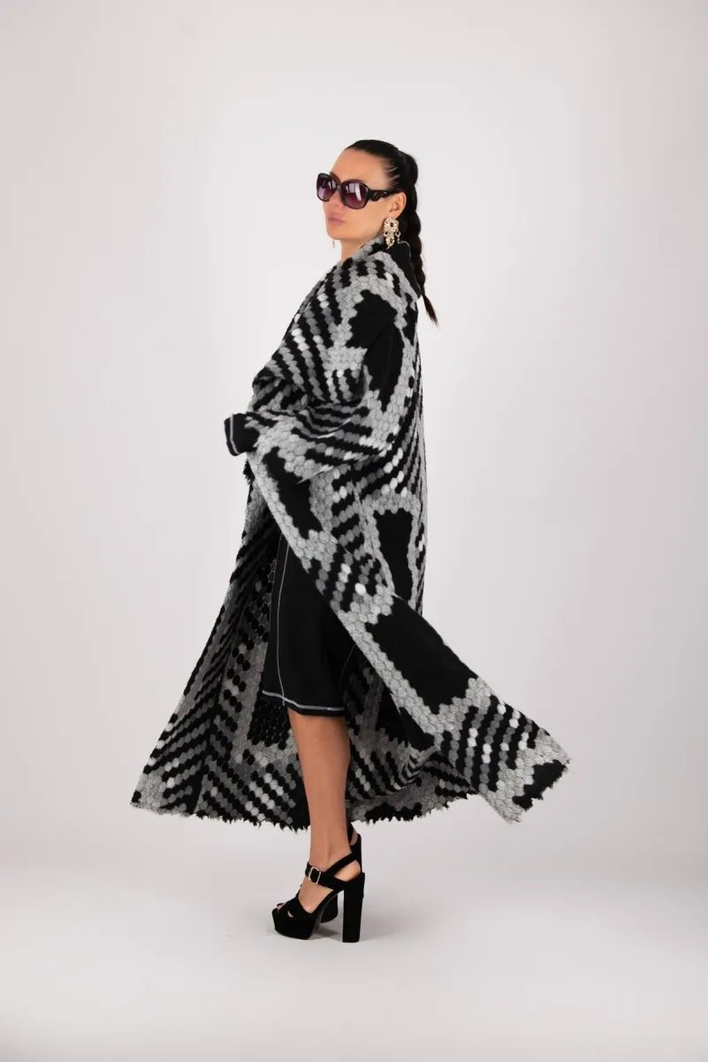 Winter Houndstooth Coat Ofelia SALE