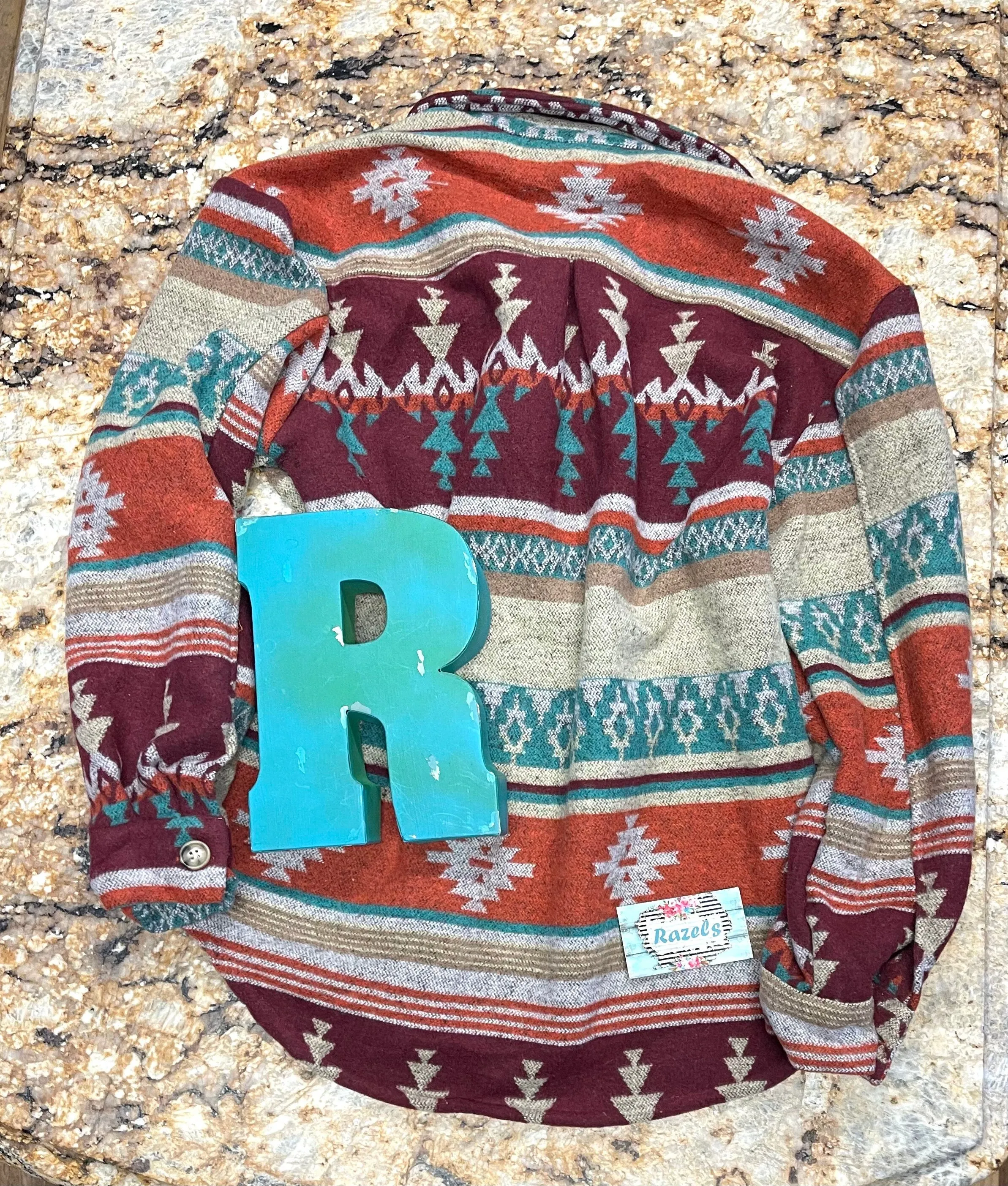 Women's size XL JACKET, Boho Shacket