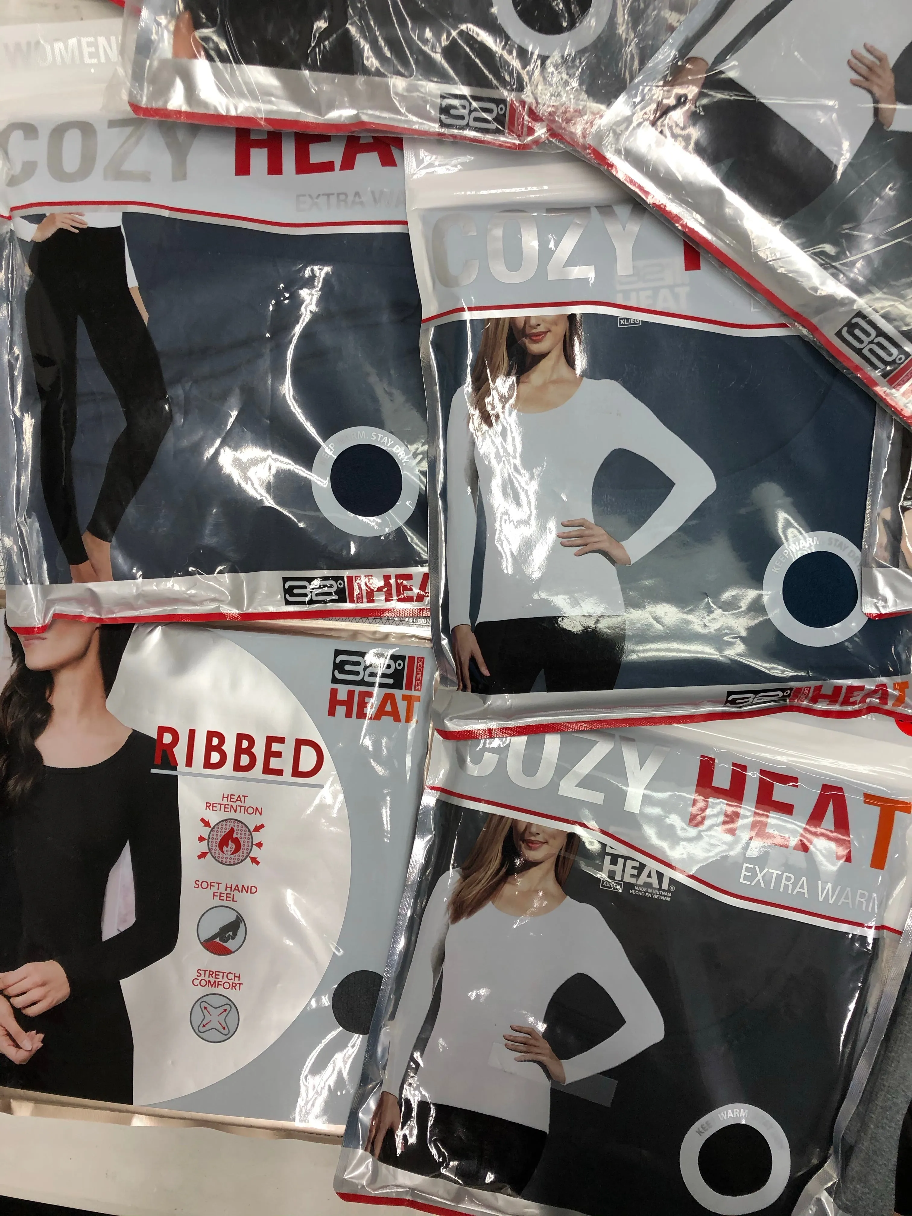 Women's Thermal Clothing Wholesale Lot, 32 DEGREES, 24 items, Shelf Pulls, MSRP $530